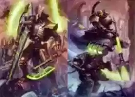 Free download Warhammer 40k - Necron Lychguard And Destroyer [Copyright MajesticChicken] free photo or picture to be edited with GIMP online image editor